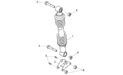 Εικόνα της ΑΜΟΡΤΙΣΕΡ ΠΙΣΩ TYPH125 ΜΥ10-SP.CITY-SR M-666822