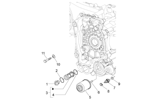 Εικόνα της ΦΙΛΤΡΟ ΛΑΔΙΟΥ SCOOTER 4T 125<>300 CC-1A022356