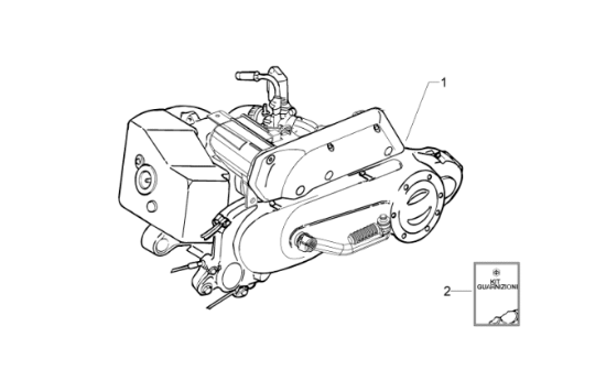 Εικόνα της ΣΕΤ ΦΛΑΝΤΖΕΣ+ΤΣΙΜ SCOOTER 50 2Τ-497544