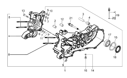 Εικόνα της ΑΞΟΝΑΣ ΔΙΑΦΟΡΙΚΟΥ FLY50 4T/100-LIB50 14Δ-480848