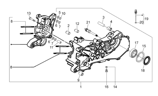 Εικόνα της ΑΞΟΝΑΣ ΔΙΑΦΟΡΙΚΟΥ FLY50 4T/100-LIB50 14Δ-480848