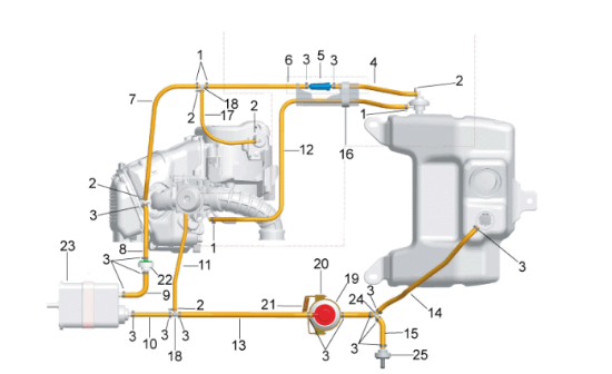 Εικόνα της ΣΩΛΗΝΑΚΙ ΗΛΕΚΤΡ ΚΑΝΙΣΤΡΟΥ VESPA GTS MY22-CM177923