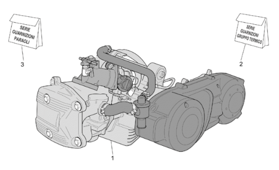 Εικόνα της ΣΕΤ ΦΛΑΝΤΖΕΣ+ΤΣΙΜ SCOOTER 500-497091