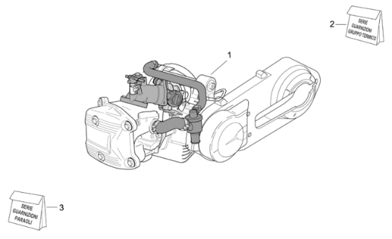 Εικόνα της ΣΕΤ ΦΛΑΝΤΖΕΣ+ΤΣΙΜ SCOOTER 500-497091