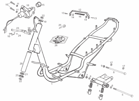 Εικόνα της ΚΑΠΑΚΙ ΚΛΕΙΔΑΡΙΑΣ DERBI GP1-00G01500021