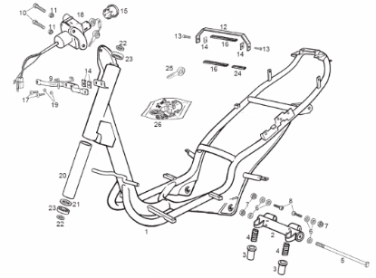 Εικόνα της ΒΙΔΑ ΜΠΡΑΤΣΟΥ ΚΙΝΗΤ DERBI GP1 250 ΜΕΓ-00G03001271