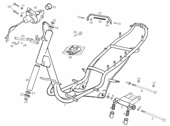 Εικόνα της ΚΑΠΑΚΙ ΚΛΕΙΔΑΡΙΑΣ DERBI GP1-00G01500021