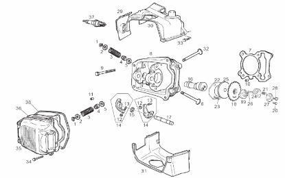 Εικόνα της ΚΕΦΑΛΗ ΚΥΛΙΝΔΡΟΥ VESPA ΕΤ4 150-SK 150 4T-82647R