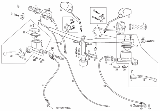 Εικόνα της ΤΡΟΜΠΑ ΦΡ DERBI GP1 50<>250CC ΑΡΙΣΤ-00G01100181