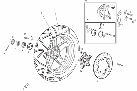 Εικόνα της ΠΑΞΙΜΑΔΙ ΠΙΣΩ ΤΡΟΧΟΥ M16.125 DIN-934-00232160021