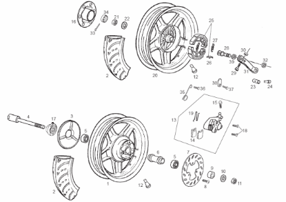 Εικόνα της ΑΞΟΝΑΣ ΜΠΡΟΣ ΤΡΟΧΟΥ DIESIS 50-100-00G01201271