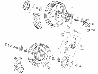 Εικόνα της ΑΞΟΝΑΣ ΜΠΡΟΣ ΤΡΟΧΟΥ DIESIS 50-100-00G01201271