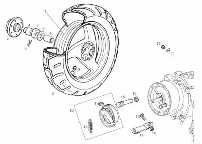 Εικόνα της ΠΑΞΙΜΑΔΙ ΠΙΣΩ ΤΡΟΧΟΥ M16.125 DIN-934-00232160021