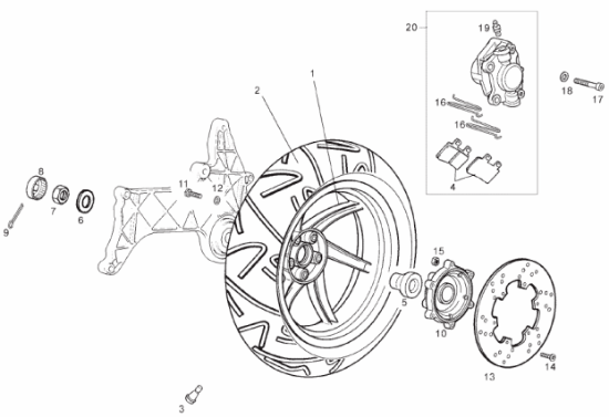 Εικόνα της ΕΞΑΕΡΩΤΗΡΑΣ ΔΑΓΚΑΝΑΣ DERBI GPR-GP1-BOUL-00H04702121