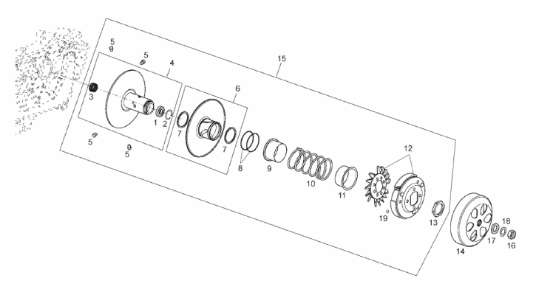 Εικόνα της ΠΕΙΡΑΚΙ ΔΙΣΚΟΥ ΚΟΜΠΛΕΡ SP CITY 125-300-431098