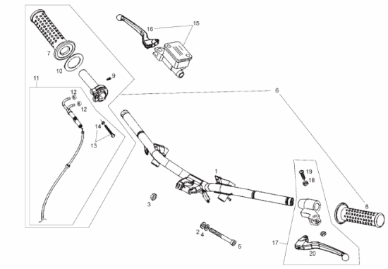 Εικόνα της ΤΡΟΜΠΑ ΦΡ VESPA GT 200-LX-S ΔΕΞΙΑ ±-CM074904