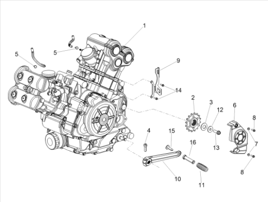 Εικόνα της ΛΑΣΤΙΧΑΚΙ ΛΕΒΙΕ ΤΑΧ APRILIA-MOTO GUZZI-AP8120912