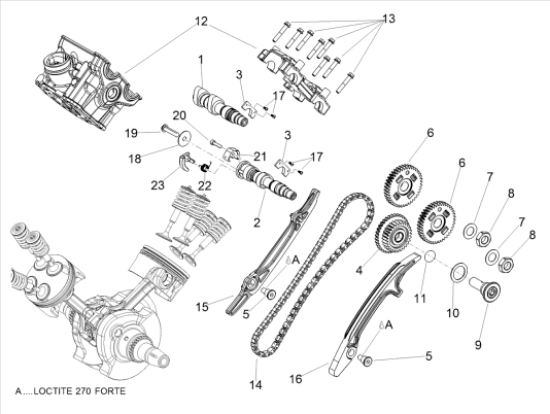 Εικόνα της ΕΚΚΕΝΤΡΟΦΟΡΟΣ ΠΙΣΩ ΕΞΑΓ SHIVER/DORSO 900-1A008513