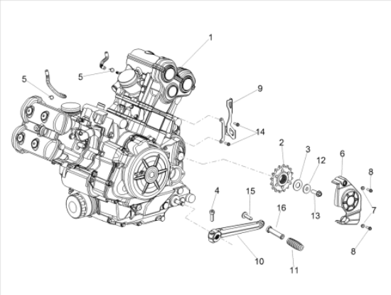 Εικόνα της ΓΡΑΝΑΖΙ ΚΙΝΗΣΗΣ SHIVER/DORSODURO750 Z=16-974556