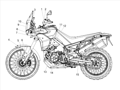 Εικόνα της ΑΥΤ/ΤΟ TUAREG 660 APRILIA ΚΑΠΑΚΙΟΥ ΟΡΓ-2H004679