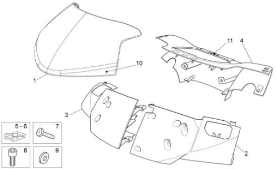 Εικόνα της ΚΛΙΠΣ SR50/SPORT CITY 125-200-250-AP8202449