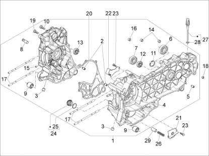 Εικόνα της ΚΑΡΤΕΡ BEVERLY 125/200 CAT2-CM1529060B