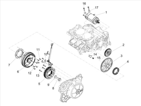 Εικόνα της ΓΡΑΝΑΖΙ ΜΙΖΑΣ SHIVER/DORSO 750/RS 660-82953R