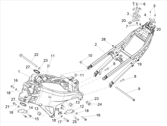 Εικόνα της ΒΙΔΑ M10X25 PEGASO STRADA-TRAIL/RS 125-AP8152473