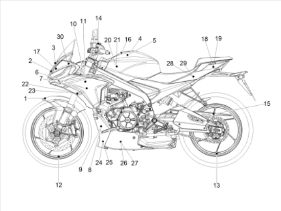 Εικόνα της ΑΥΤ/ΤΟ ΦΕΡΙΓΚ TUONO 660 FACTORY ΜΑΥΡ ΑΡ-2H005125