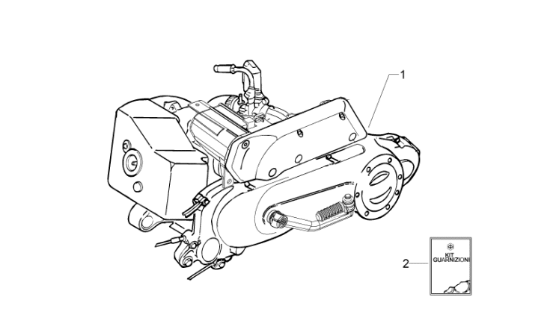 Εικόνα της ΣΕΤ ΦΛΑΝΤΖΕΣ+ΤΣΙΜ SCOOTER 50 2Τ-497544