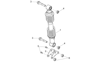 Εικόνα της ΑΜΟΡΤΙΣΕΡ ΠΙΣΩ TYPH125 ΜΥ10-SP.CITY-SR M-666822