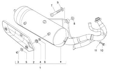 Εικόνα της ΒΙΔΑ ΒΑΣΗΣ ΕΞΑΤΜ SCOOTER M8x75-845591