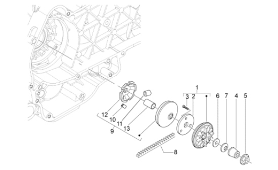 Εικόνα της ΡΟΔΕΛΛΑ ΒΑΡΙΑΤ SCOOTER 125-150-876403