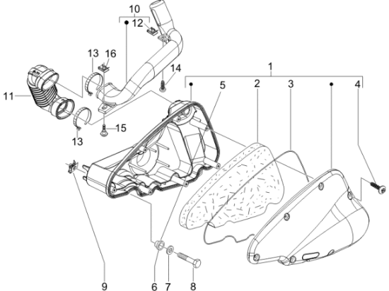 Εικόνα της ΦΙΛΤΡΟ ΑΕΡΟΣ LIBERTY-DERBI SONAR 125-200-8755250P