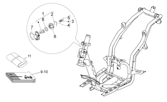 Εικόνα της ΚΛΕΙΔΑΡΙΑ ΤΙΜ DERBI BLD 50<>200 ΣΕΤ-635864