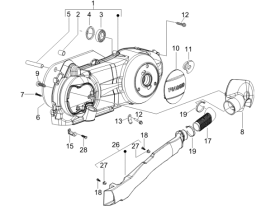 Εικόνα της ΣΩΛΗΝΑΣ ΑΕΡΑΓΩΓΟΥ ΙΜΑΝΤΑ LIBERTY 125/200-CM023801