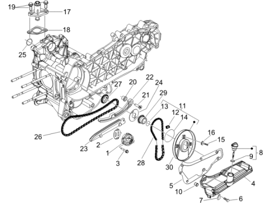 Εικόνα της ΤΕΝΤΩΤΗΡΑΣ ΚΑΔΕΝΑΣ SCOOTER 125<>300 E5-1A021978R