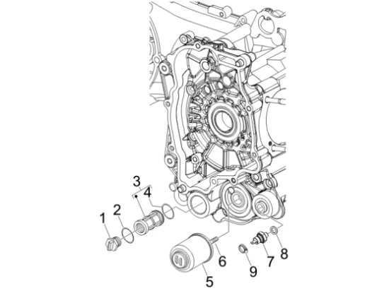 Εικόνα της ΦΙΛΤΡΟ ΛΑΔΙΟΥ SCOOTER 4T 125<>300 CC-1A022356