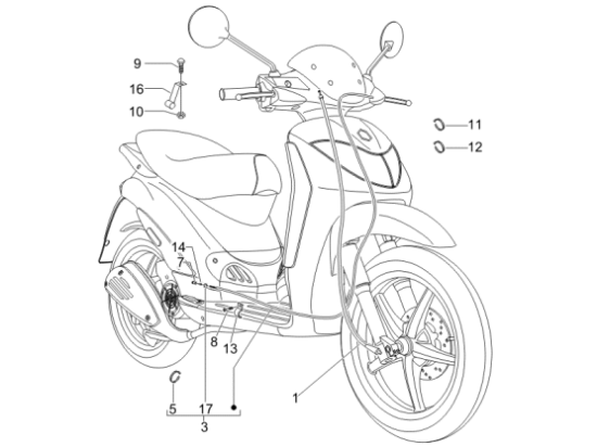 Εικόνα της ΝΤΙΖΑ ΠΙΣΩ ΦΡ LIB 4T RST-DERBI SONAR-6005615