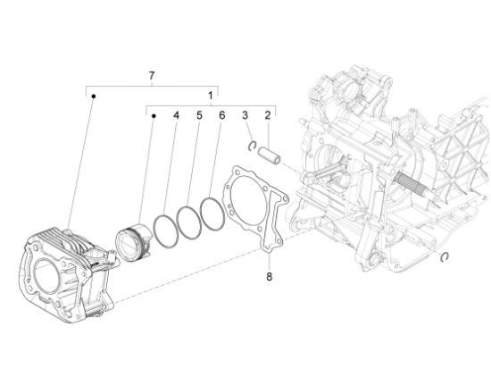 Εικόνα της ΠΙΣΤΟΝΙ STD SCOOTER 125 4T 3V CAT.1-B0189540001