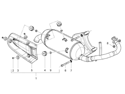 Εικόνα της ΒΙΔΑ ΒΑΣΗΣ ΕΞΑΤΜ SCOOTER M8x75-845591