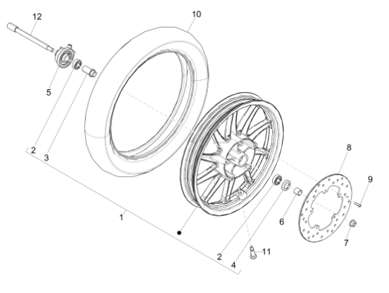 Εικόνα της ΤΡΟΧΟΣ ΜΠΡΟΣ LIBERTY RST 100/150 MY14>-5A0003245