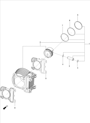 Εικόνα της ΕΛΑΤΗΡΙΟ ΠΙΣΤ STD VESPA LX-S 150 12?ΑΝΩ-B017548