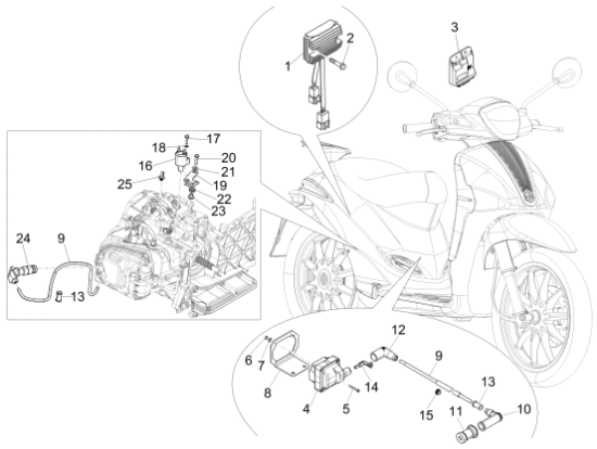 Εικόνα της ΑΚΡΟΦΥΣΙΟ ΠΟΛ/ΣΤΗ SCOOTER 125<>400-1A024520