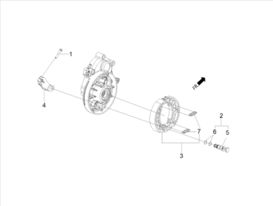 Εικόνα της ΣΙΑΓΩΝΕΣ ΠΙΣΩ ΦΡΕΝΟΥ SXR 50 4T 3V E5-1C000655R