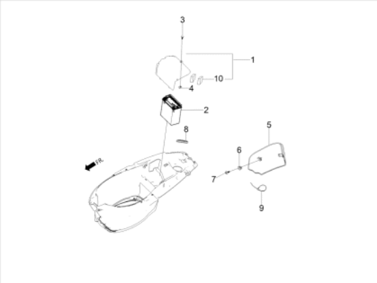 Εικόνα της ΚΑΠΑΚΙ ΜΠΑΤΑΡΙΑΣ SR MOTARD ΚΟΜΠΛΕ-1B006600