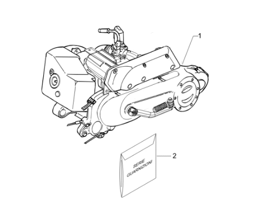 Εικόνα της ΣΕΤ ΦΛΑΝΤΖΕΣ+ΤΣΙΜ SCOOTER 50 2Τ-497544