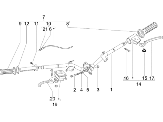 Εικόνα της ΤΡΟΜΠΑ ΦΡ VESPA GT 200-LX-S ΔΕΞΙΑ ±-CM074904