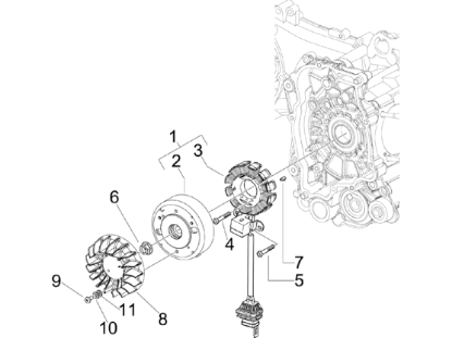 Εικόνα της ΒΟΛΑΝ VESPA EΤ4 4Τ 150 ΚΟΜΠΛΕ-826484