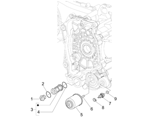 Εικόνα της ΦΙΛΤΡΟ ΛΑΔΙΟΥ SCOOTER 4T 125<>300 CC-1A022356